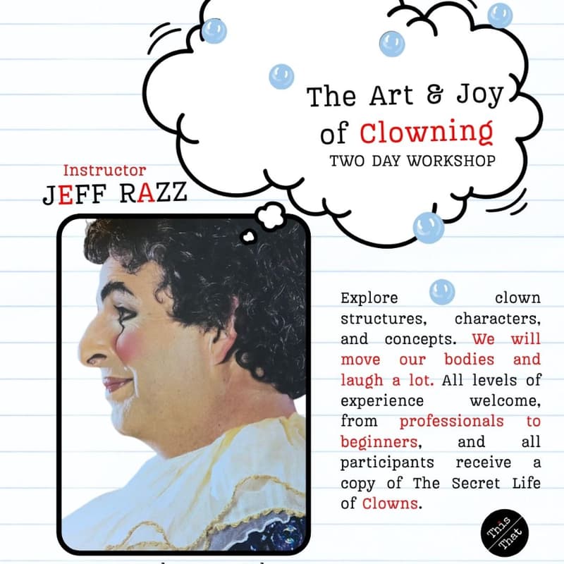 Cover Image for The Art & Joy of Clowning - Open Registration