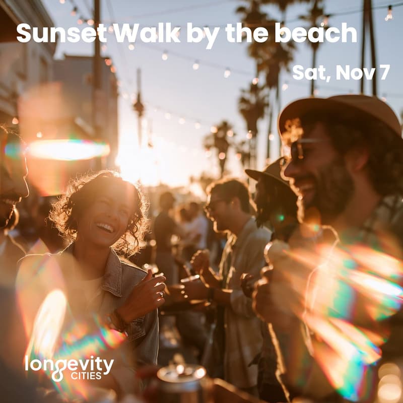 Cover Image for Sunset Walk by the beach