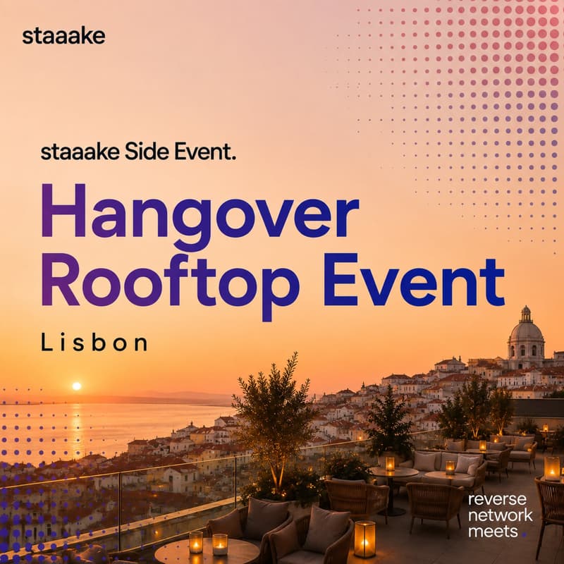 Cover Image for staaake Side Event. Hangover Rooftop AI/Tech Event — Reverse Network Meet