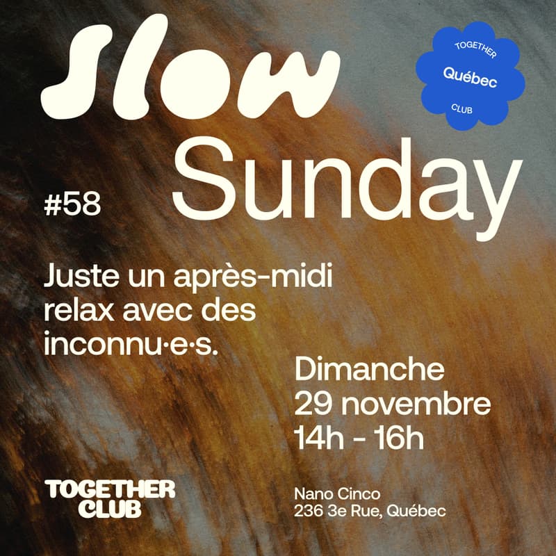 Cover Image for Slow Sunday *Québec* #58 – Nano Cinco