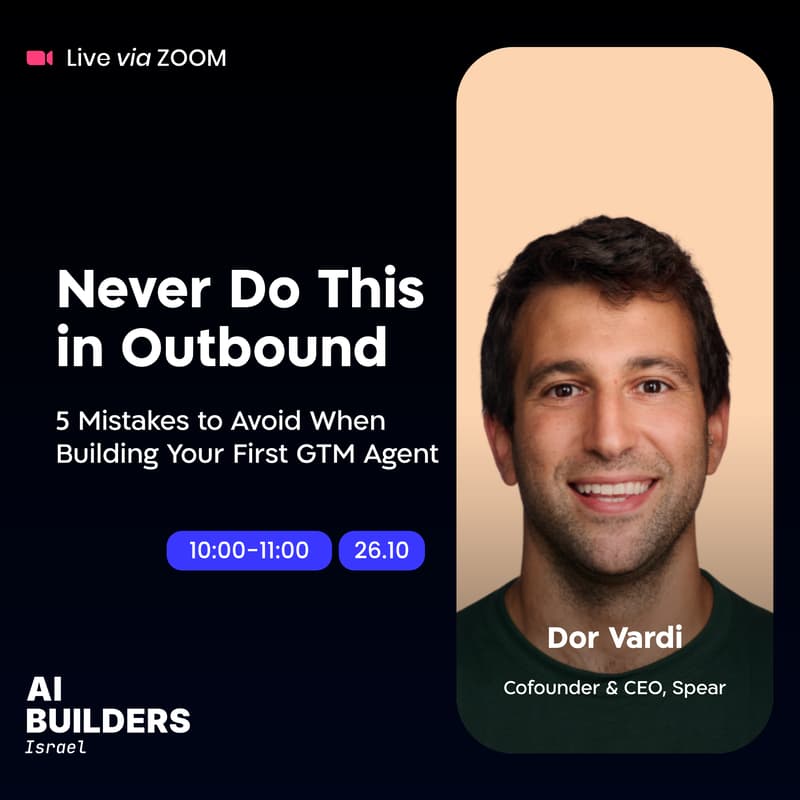 Cover Image for Never Do This in Outbound: 5 Mistakes to Avoid When Building Your First GTM Agent
