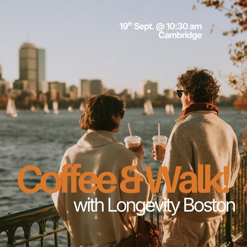 Cover Image for Coffee and Walk on the Charles with Longevity Boston