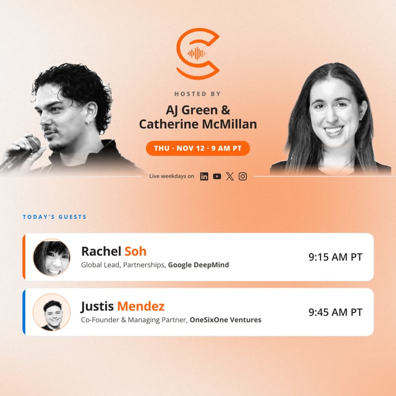 Cover Image for The AI Collective Podcast with AJ & Catherine: Thursday, Nov 12
