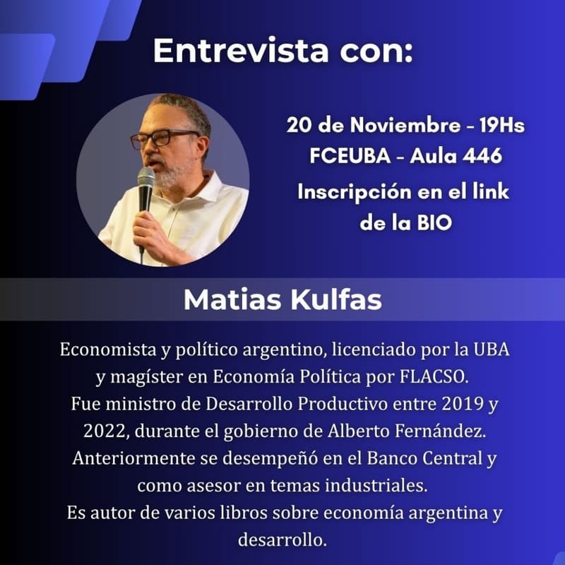 Cover Image for Entrevista Con Matias Kulfas