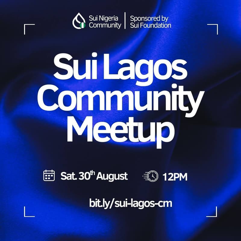 Cover Image for Sui Lagos Community Meetup