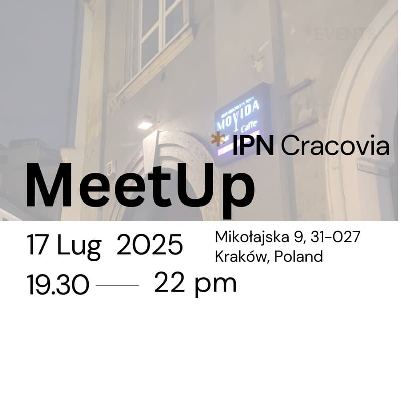 Cover Image for MeetUP IPN - Cracovia