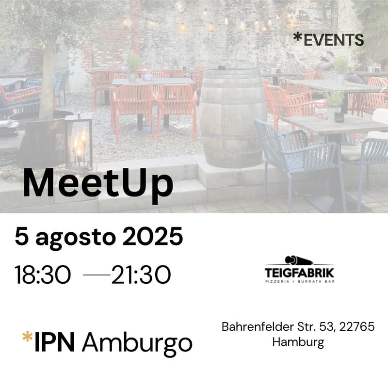 Cover Image for MeetUP IPN - Amburgo