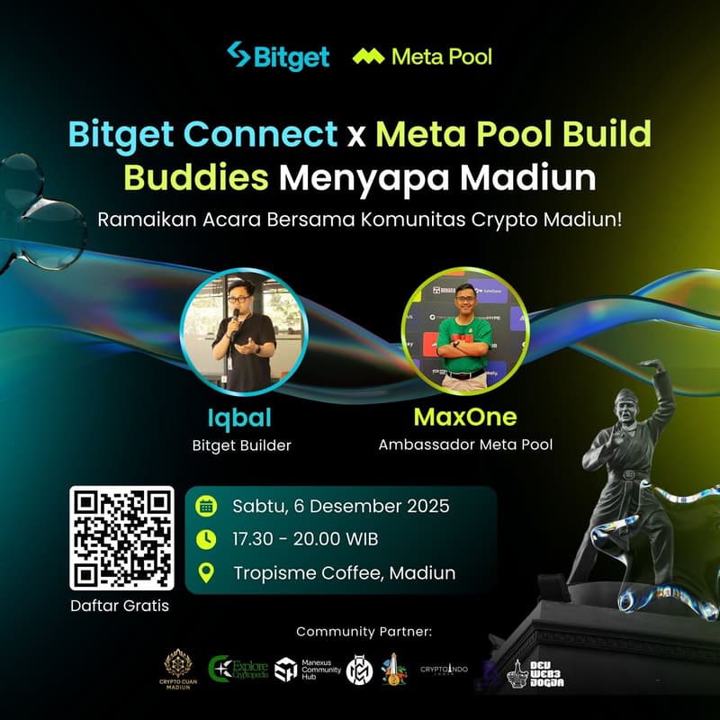 Cover Image for Bitget X Meta Pool Community Meetup Madiun