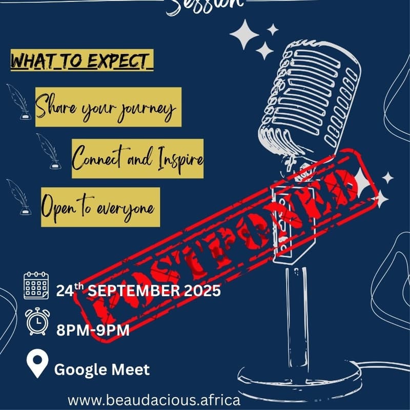 Cover Image for Be Audacious Open Mic Session!