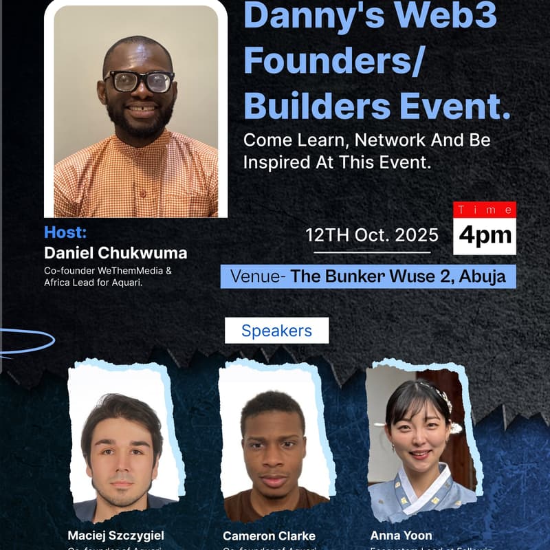 Cover Image for Danny's Web3 Founders Meet-up