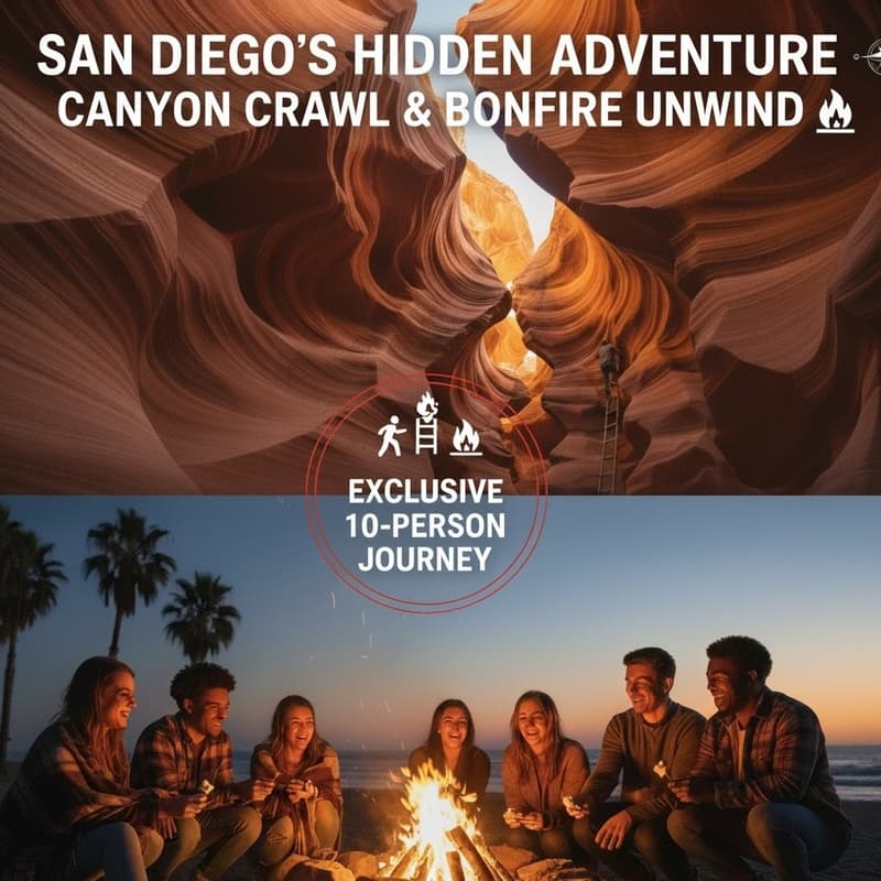 Cover Image for San Diego: Exclusive Canyon hike & Bonfire