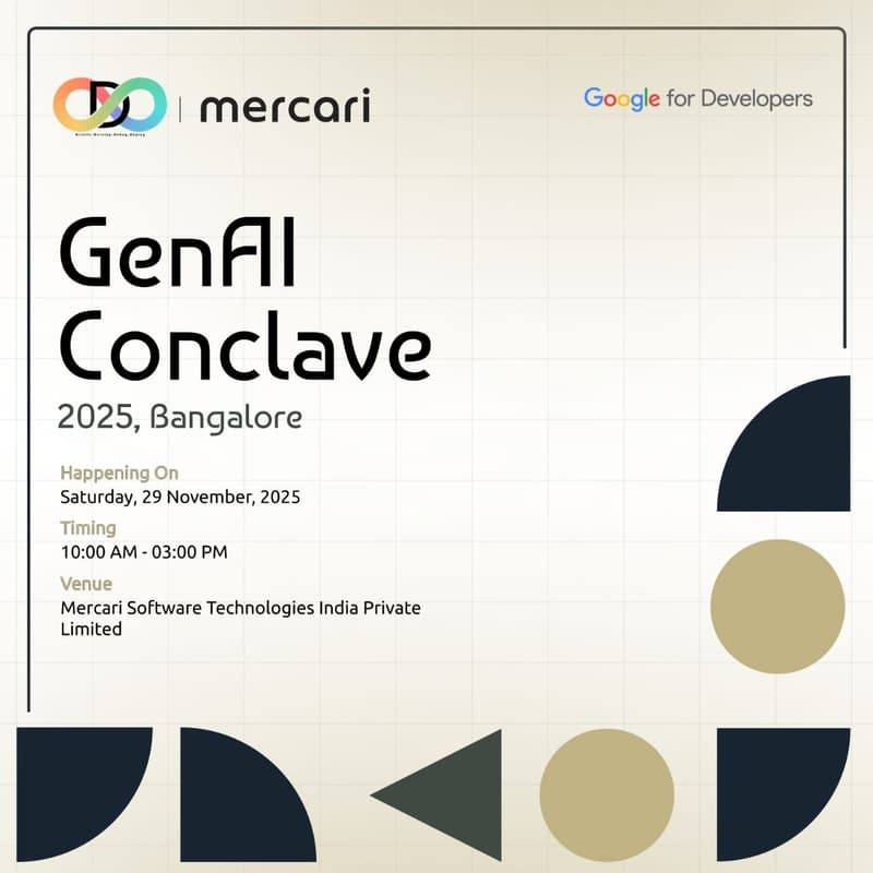 Cover Image for GenAI Conclave 2025, Bangalore