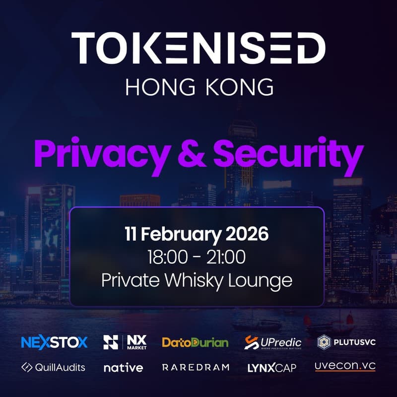 Cover Image for TOKENISED HK DAY 2 - Privacy & Security