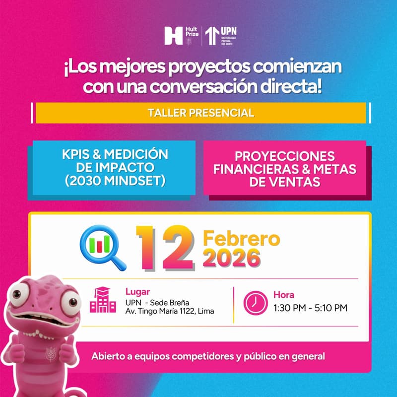 Cover Image for Taller presencial 2: KPIs & Medición de Impacto (2030 mindset)Proyecciones Financieras & Metas de Ventas