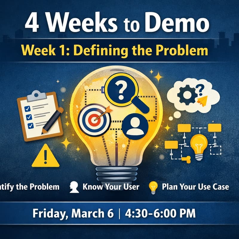 Cover Image for 4 Weeks to Demo - Defining the Problem
