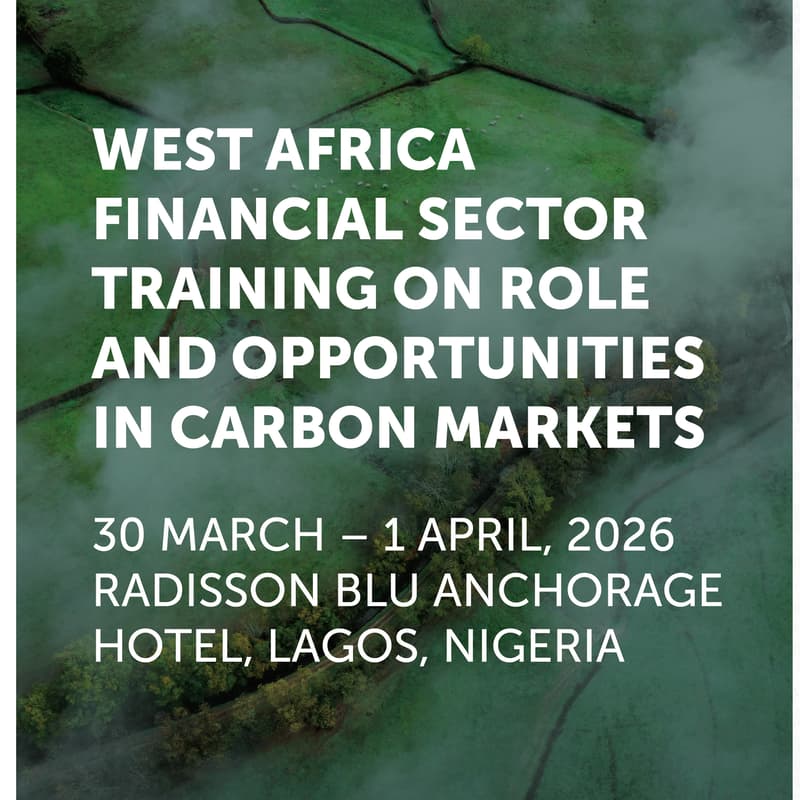 Cover Image for West Africa Financial Sector Training on Role & Opportunities in Carbon Markets.