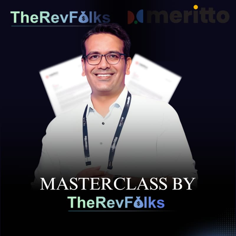 Cover Image for Masterclass by TheRevFolks with Suraj Sapra – Co-Founder & CSO at Meritto