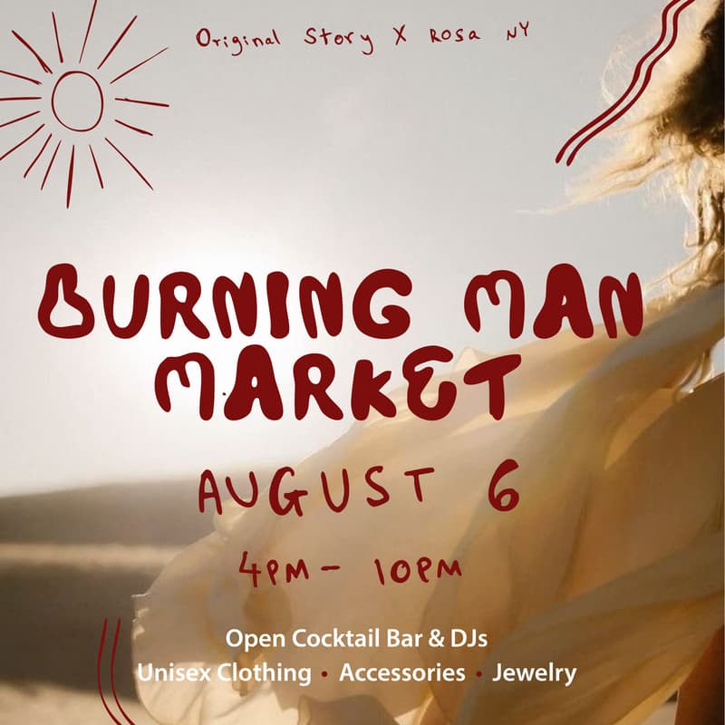Cover Image for Original Story Burning Man Market Hosted by Rosa NY
