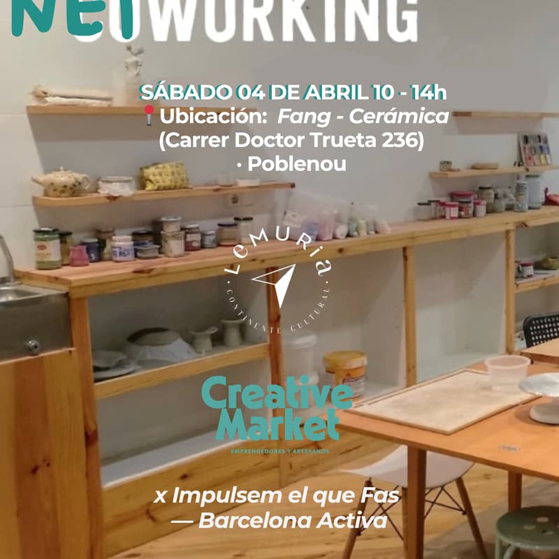 Cover Image for ✨ Creative Market + Comunitat d’Emprenedoria Creativa 🌈by LeMURia  x Impulsem el que Fas — Barcelona Activa