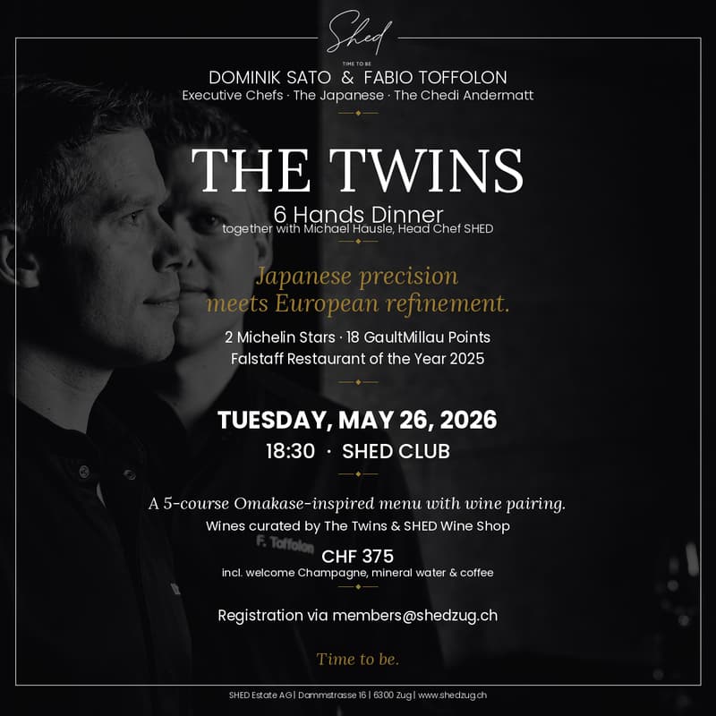 Cover Image for The Twins - 6 Hands Dinner