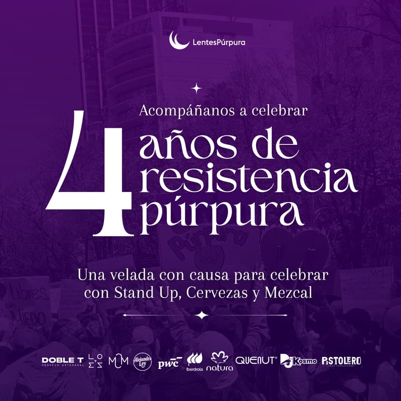 Cover Image for 4 Años de Resistencia Púrpura: Velada con Causa con Alejandra Ley y Doble T