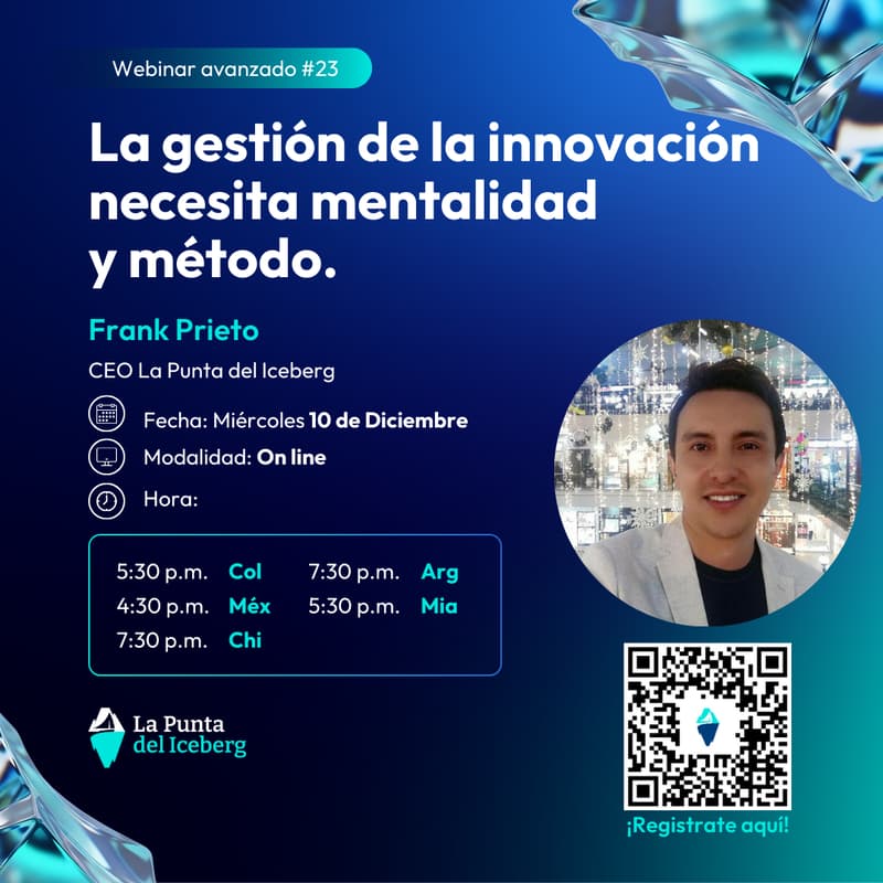 Cover Image for Webinar Avanzado: La gestión de la innovación necesita mentalidad y método