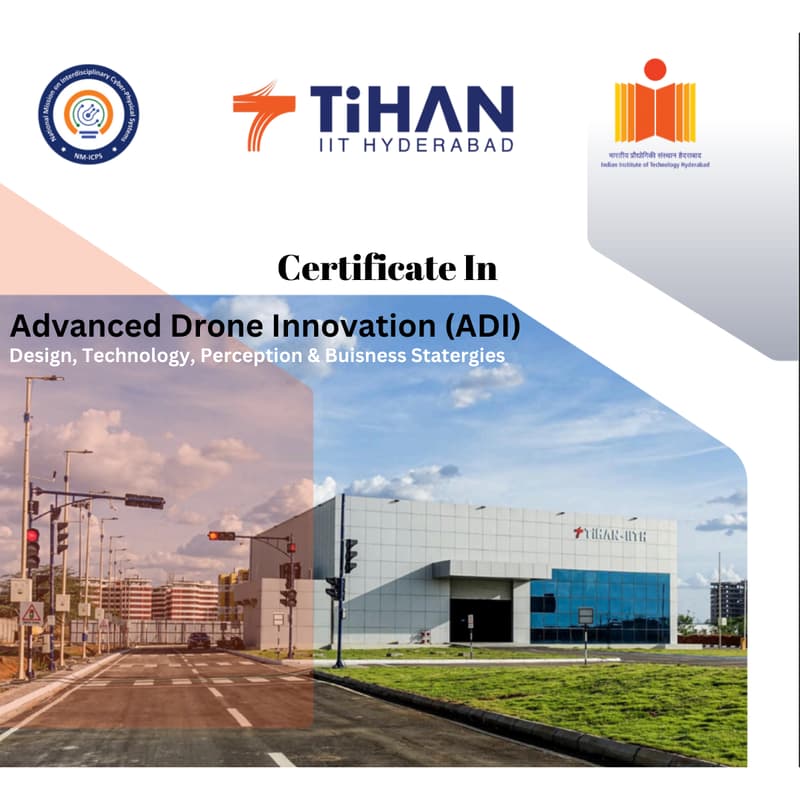 Cover Image for 🚁 We are LIVE! 🚁: Unlock the Future of Drone Technology by TiHAN-IIT Hyderabad