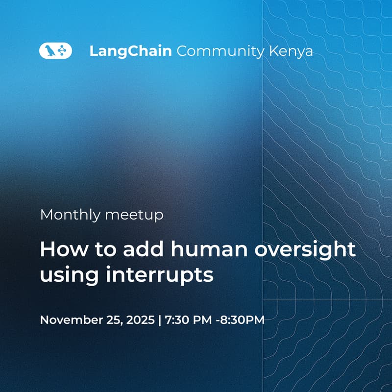 Cover Image for How to add human oversight using interrupts