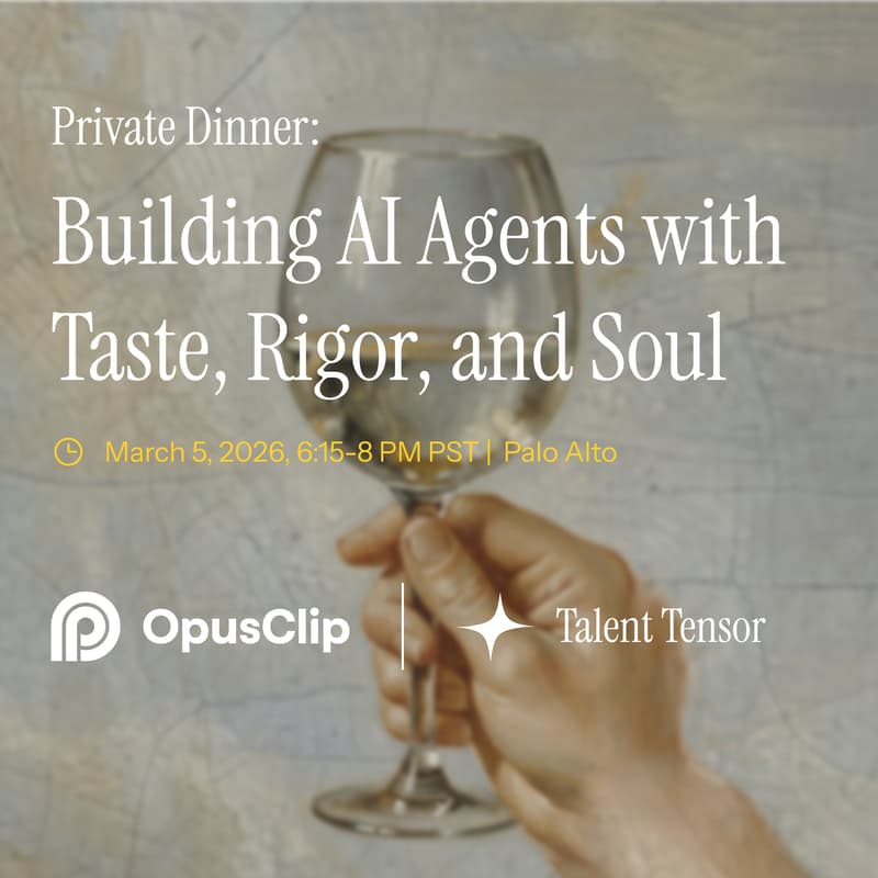 Cover Image for Private Dinner: Building AI Agents with Taste, Rigor, and Soul