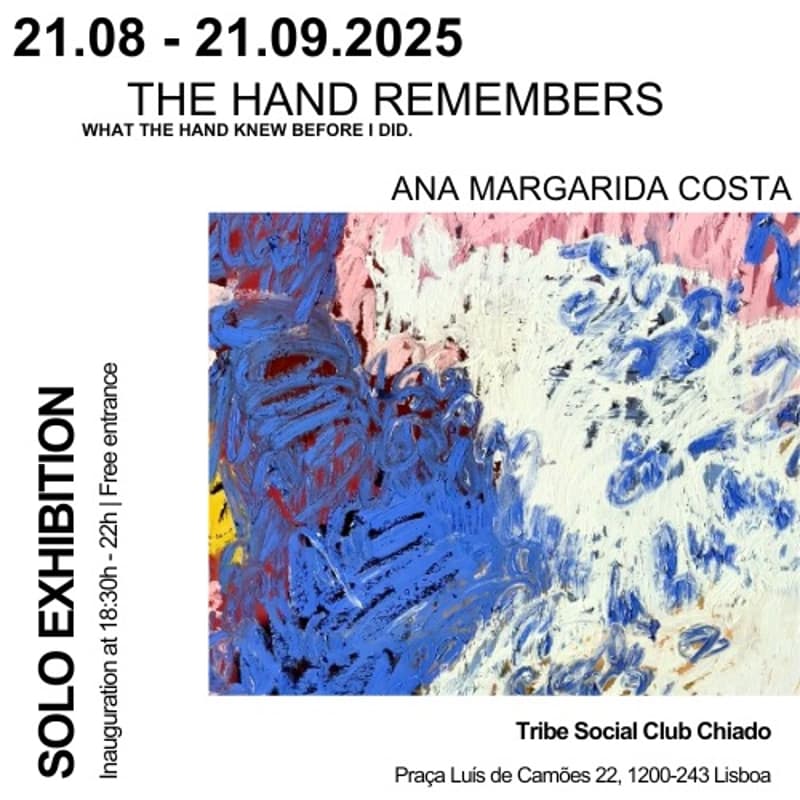 Cover Image for Art Exhibition “The Hand Remembers” By Ana Margarida Costa