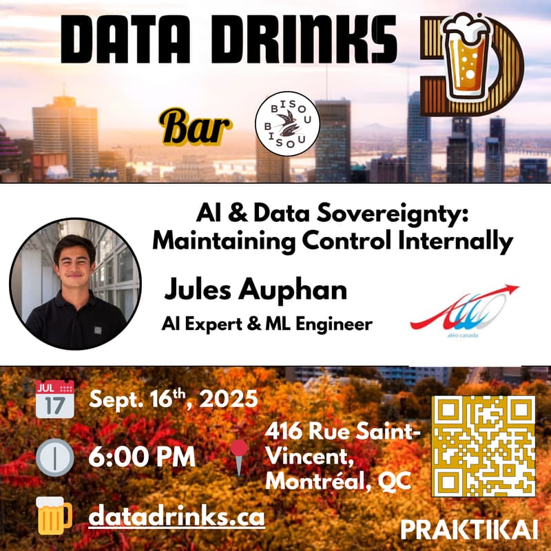 Cover Image for Data Drinks Monthly [MONTREAL]