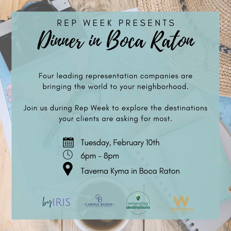 Cover Image for Rep Week Presents: Dinner in Boca Raton