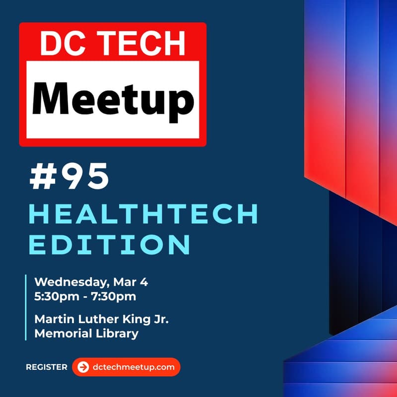 Cover Image for DC Tech Meetup #95: Healthtech Edition