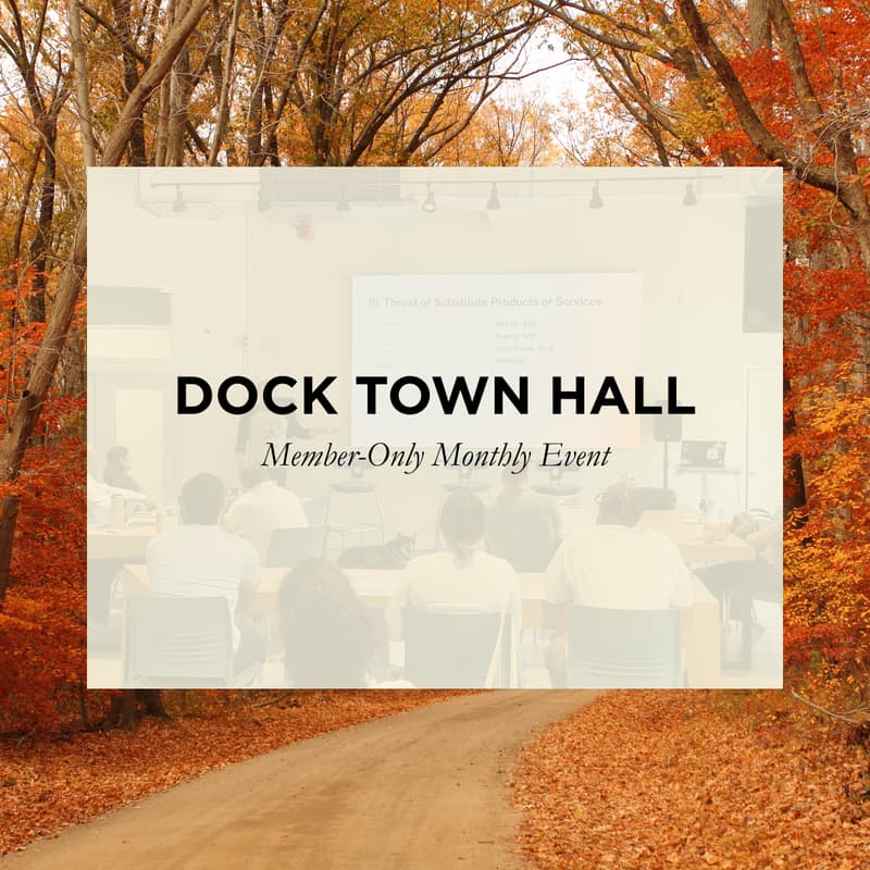Cover Image for DOCK Town Hall [Members Only]