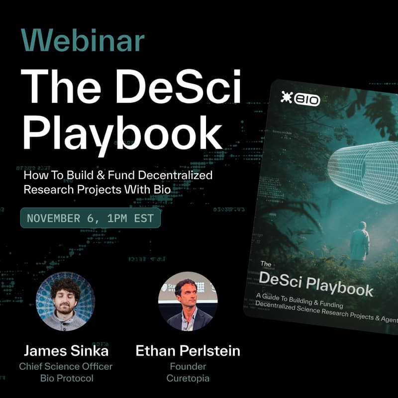 Cover Image for How to Build & Fund Decentralized Research Projects with Bio