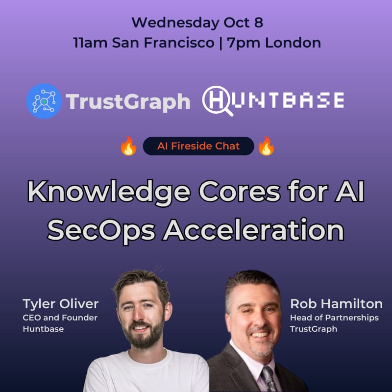 Cover Image for Knowledge Cores for AI SecOps Acceleration with Huntbase and TrustGraph