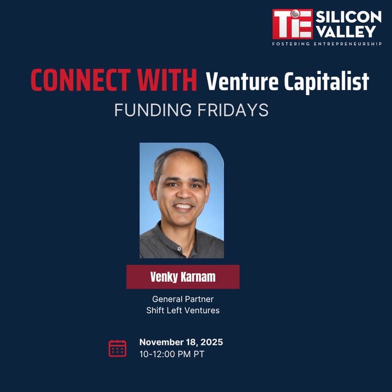 Cover Image for Funding Fridays by TiE Silicon Valley