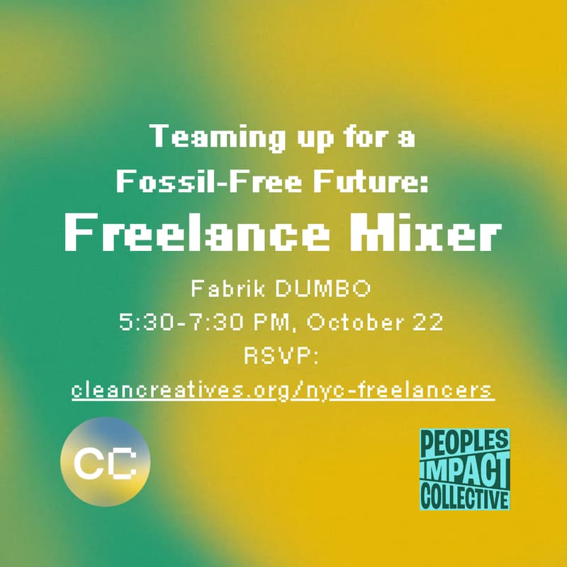 Cover Image for Teaming up for a Fossil-Free Future: Freelance Mixer