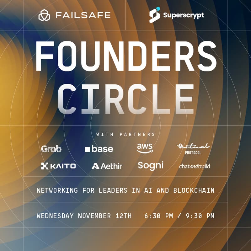 Cover Image for Founders Circle: AI and Blockchain APAC Leadership Mixer