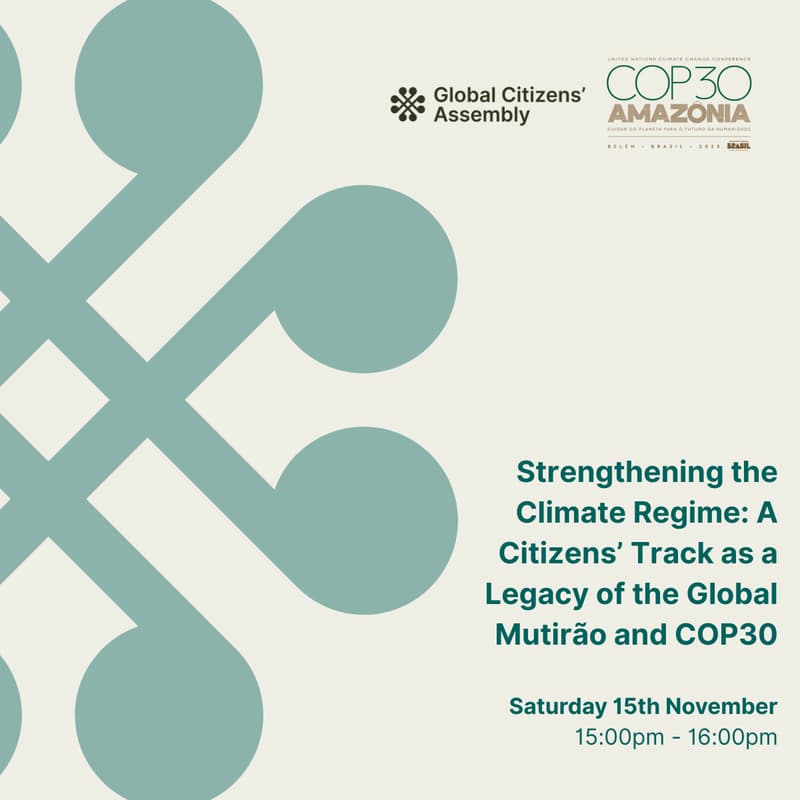 Cover Image for Strengthening the Climate Regime: A Citizens’ Track as a Legacy of the Global Mutirão and COP30