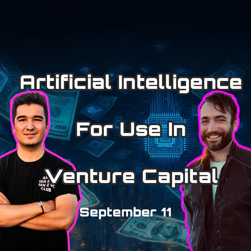 Cover Image for AI Applications in Venture Capital Webinar