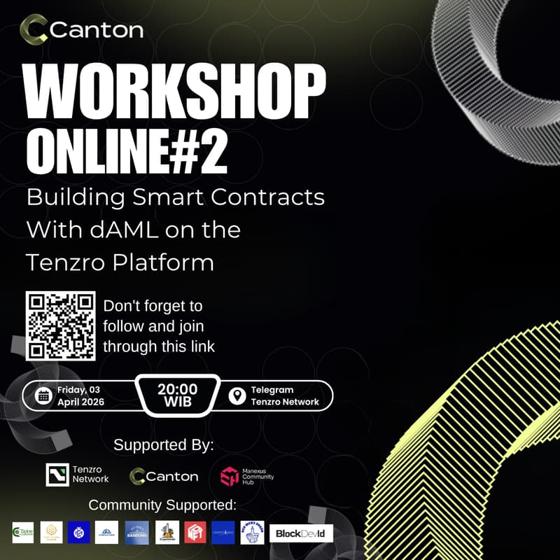 Cover Image for Building Smart Contract Canton with dAML On Tenzro