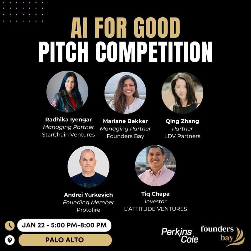 Cover Image for Founders Bay AI for Good Pitch Competition