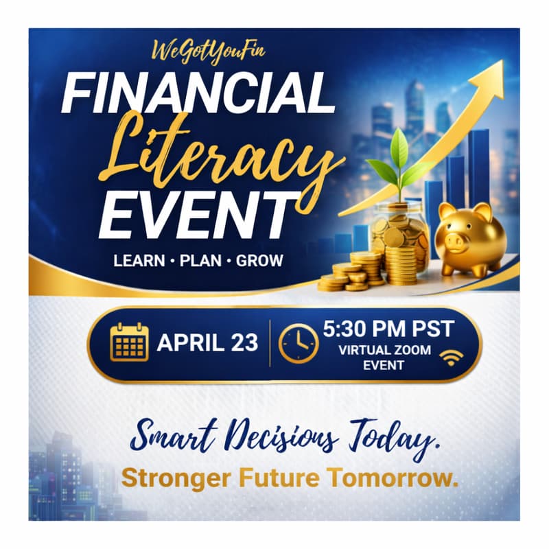 Cover Image for Financial Literacy Event