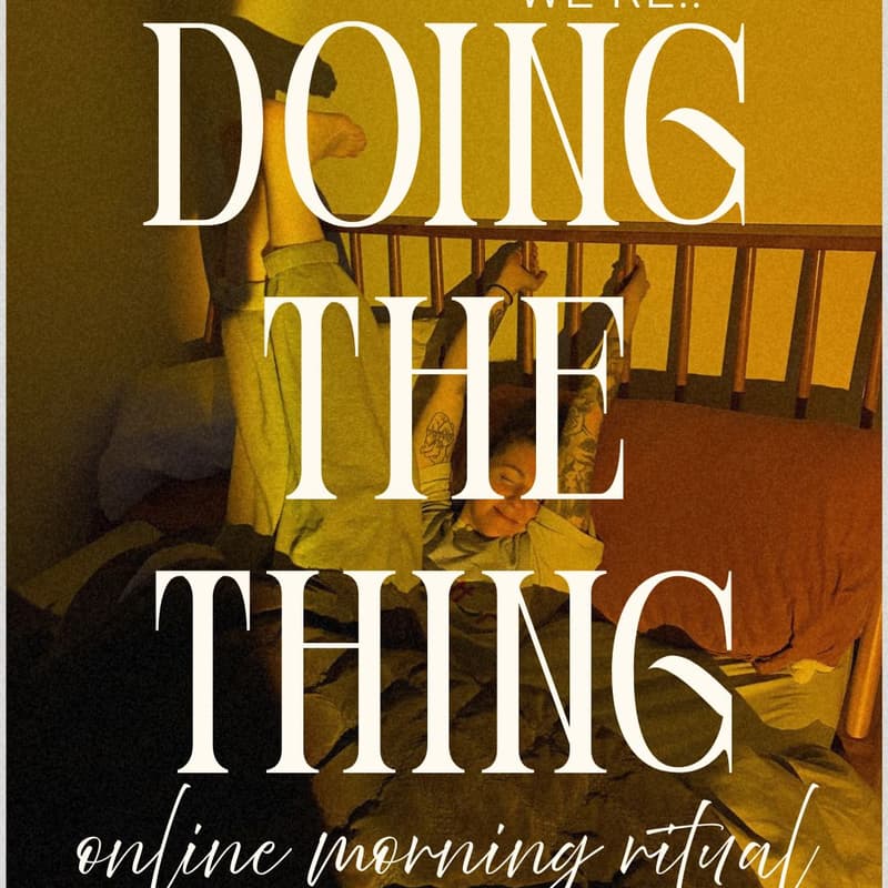 Cover Image for Doing The Thing