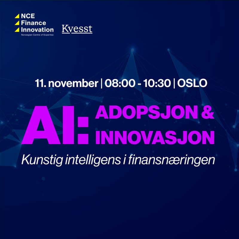 Cover Image for AI: Adopsjon og innovasjon i finansnæringen