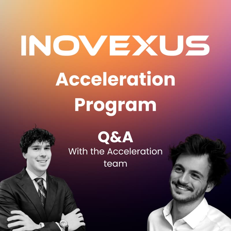 Webinar - Inovexus Acceleration Program Q&A · Luma