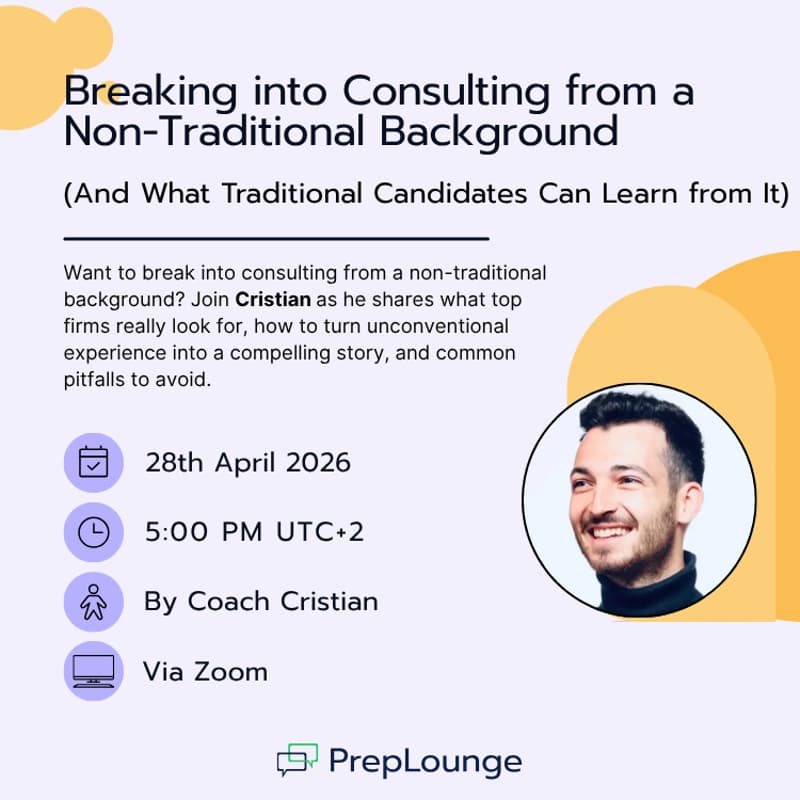 Cover Image for Breaking into Consulting from a Non-Traditional Background