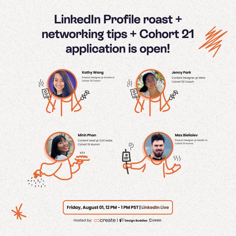 Cover Image for LinkedIn Profile roast + hacks + Cohort 21 application is open!