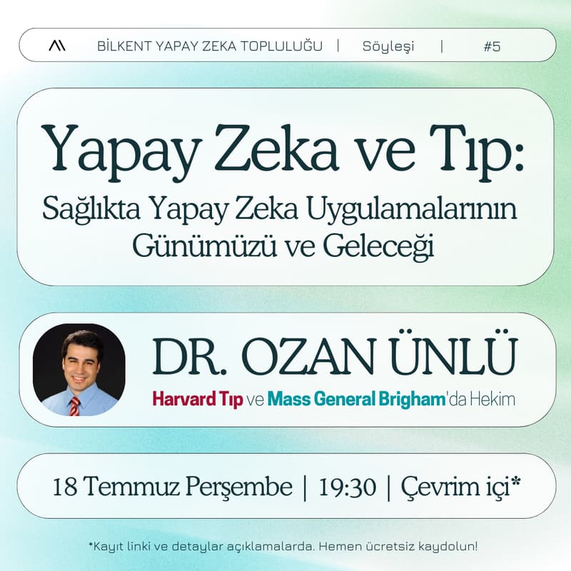 Yapay Zeka ve Tıp: Sağlıkta Yapay Zeka Uygulamalarının Günümüzü ve Geleceği için kapak görseli